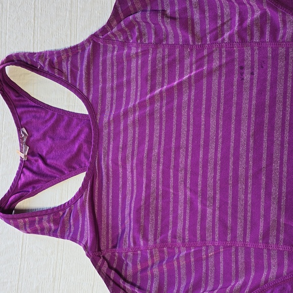 Athleta Striped Racerback Tank Top Women's Size XS - Picture 3 of 14